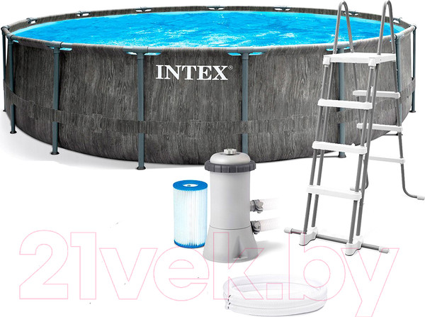 Изображение товара Каркасный бассейн Intex Greywood Prism Frame Premium / 26744NP (549х122см)