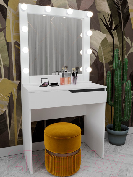 Изображение товара Туалетный столик с зеркалом Мир Мебели SV-13 с подсветкой