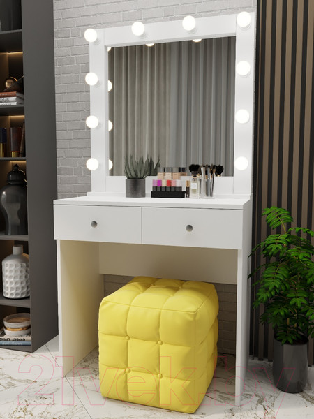 Изображение товара Туалетный столик с зеркалом Мир Мебели SV-14 с подсветкой