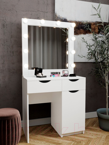 Изображение товара Туалетный столик с зеркалом Мир Мебели SV-22 с подсветкой