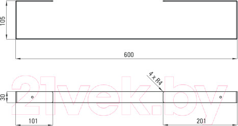 Изображение товара Держатель для полотенца Deante ADM A621