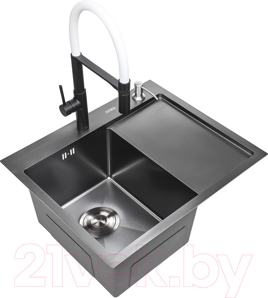 Изображение товара Мойка кухонная Avina HM5848 L (графит)