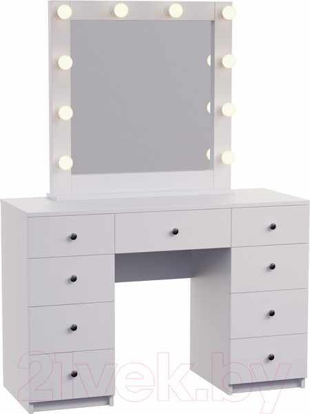 Изображение товара Туалетный столик с зеркалом Мир Мебели SV-54 с подсветкой