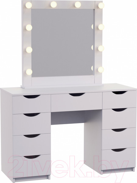 Изображение товара Туалетный столик с зеркалом Мир Мебели SV-55 с подсветкой