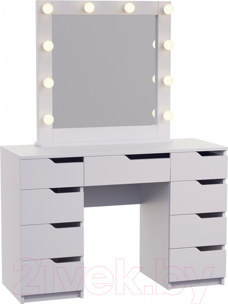 Изображение товара Туалетный столик с зеркалом Мир Мебели SV-56 с подсветкой