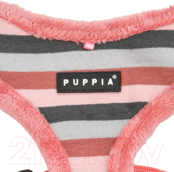 Изображение товара Шлея-жилетка для животных Puppia Bryson / PAUD-HA1844-IP-XL (розовый)