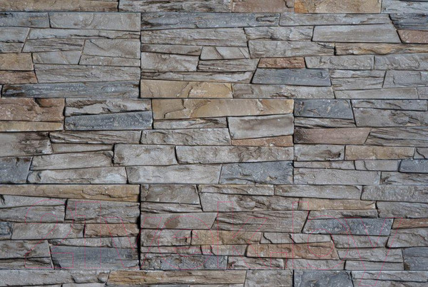 Изображение товара Декоративный камень гипсовый Stone Mill Сланец Каспровый ПГД-1-Л 2509 (антрацит)