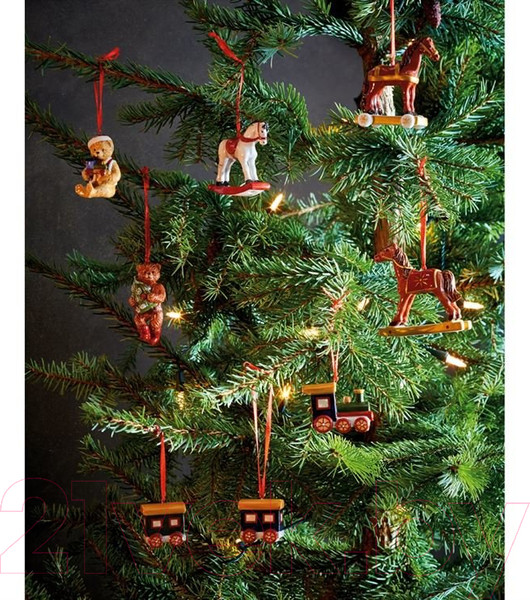 Изображение товара Набор елочных игрушек Villeroy & Boch Nostalgic Ornaments. Подарки / 14-8331-6685 (3шт)