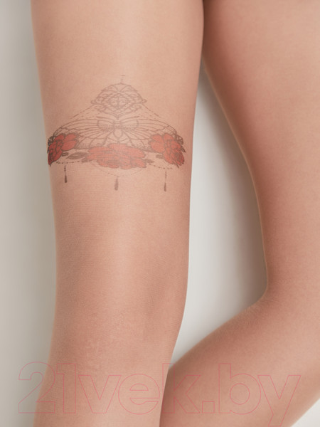 Изображение товара Колготки Conte Elegant Tattoo 001 (р.2, natural)