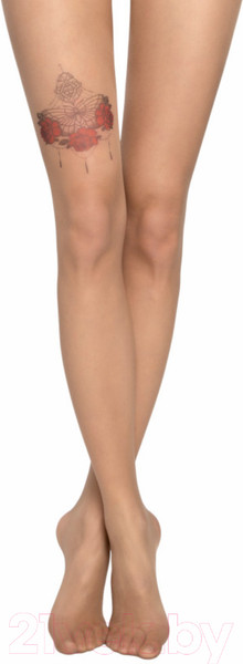 Изображение товара Колготки Conte Elegant Tattoo 001 (р.4, natural)