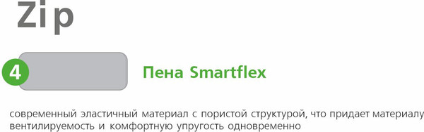 Изображение товара Детский матрас Vegas Zip 75x170