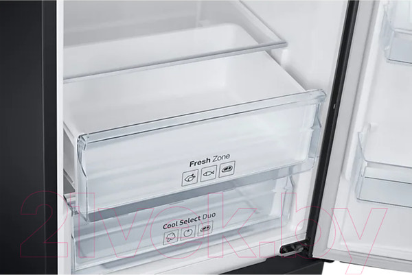 Изображение товара Холодильник с морозильником Samsung RB37A5291B1/WT