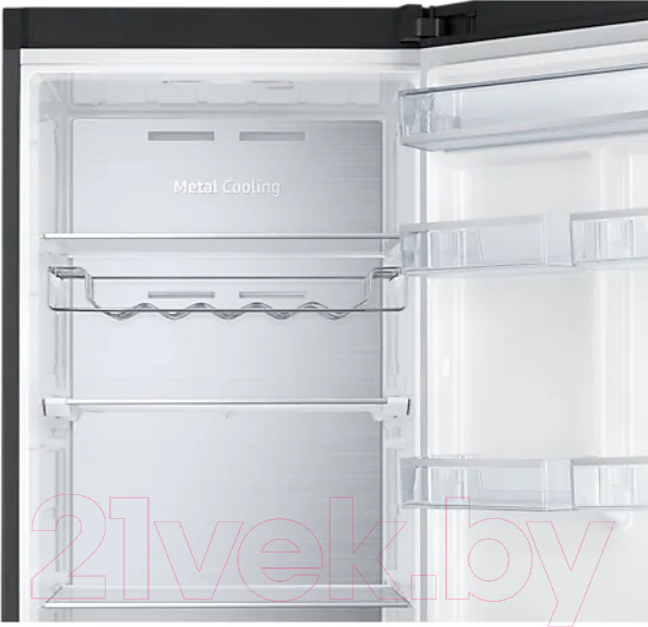 Изображение товара Холодильник с морозильником Samsung RB37A5291B1/WT