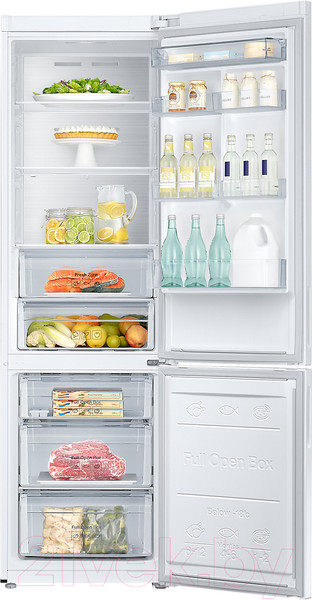 Изображение товара Холодильник с морозильником Samsung RB37A5201WW/WT