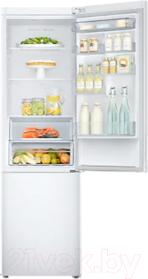 Изображение товара Холодильник с морозильником Samsung RB37A5400WW/WT