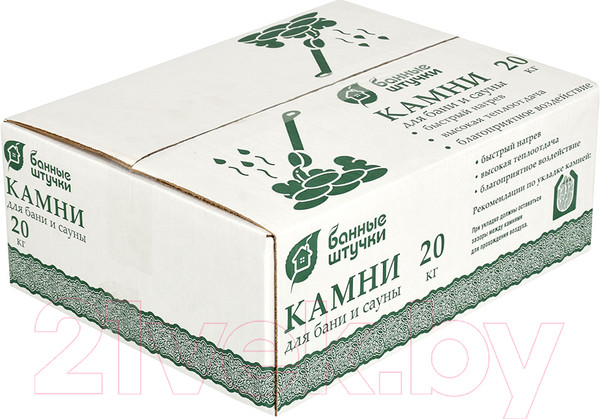 Изображение товара Камни для бани Банные Штучки Талькохлорит / 03489 (20кг)