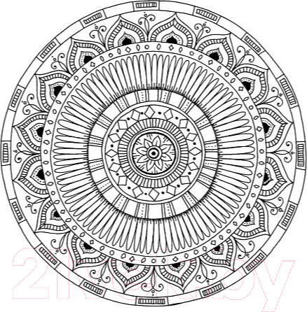 Изображение товара Раскраска-антистресс Попурри Дзен-Дудлинг. Воодушевляющие дзендалы