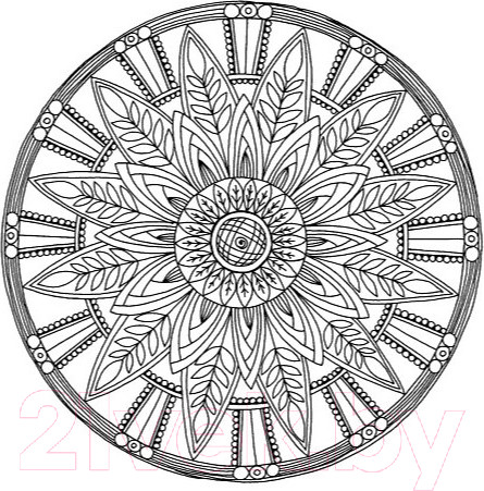 Изображение товара Раскраска-антистресс Попурри Дзен-Дудлинг. Воодушевляющие дзендалы