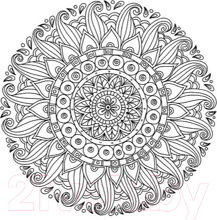 Изображение товара Раскраска-антистресс Попурри Дзен-Дудлинг. Воодушевляющие дзендалы