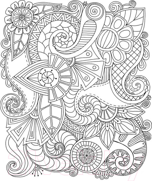 Изображение товара Раскраска-антистресс Попурри Дзен-Дудлинг. Креативные фантазии