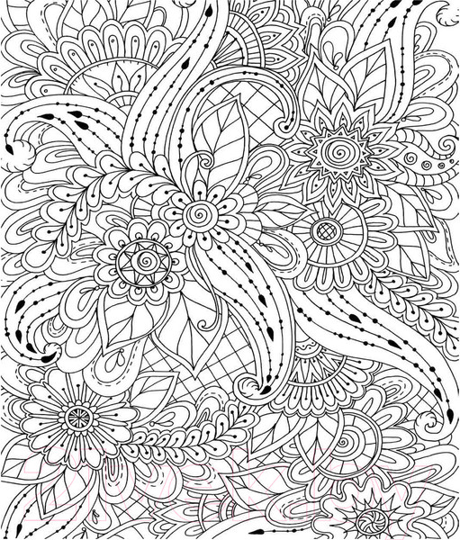 Изображение товара Раскраска-антистресс Попурри Дзен-Дудлинг. Креативные фантазии