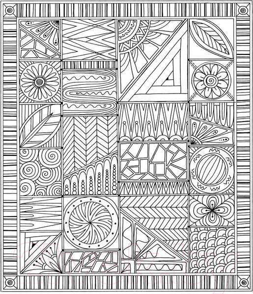 Изображение товара Раскраска-антистресс Попурри Дзен-Дудлинг. Креативные фантазии