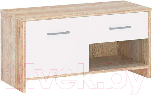 Изображение товара Тумба Империал Стелс 1д1ящ (дуб сонома/белый)
