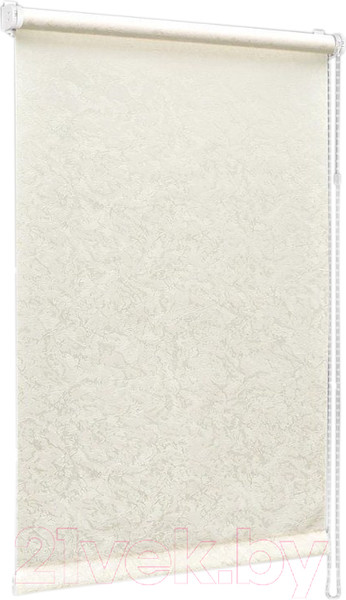 Изображение товара Рулонная штора Delfa Сантайм Жаккард Венеция СРШ-01 МД29501 (48x170, белый)