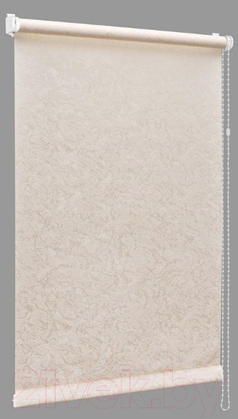 Изображение товара Рулонная штора Delfa Сантайм Жаккард Венеция СРШ-01 МД29502 (57x170, кремовый)