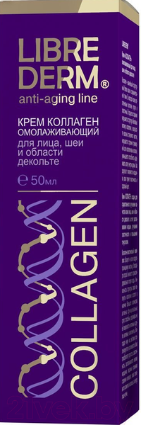 Изображение товара Крем для лица Librederm Коллаген омолаживающий для лица шеи декольте (50мл)