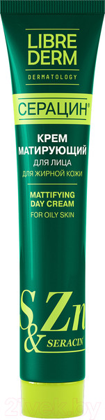 Изображение товара Крем для лица Librederm Серацин матирующий дневной (50мл)