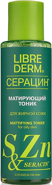 Изображение товара Тоник для лица Librederm Серацин матирующий (100мл)