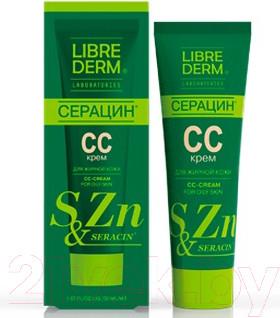 Изображение товара СС-крем Librederm Серацин (30мл)