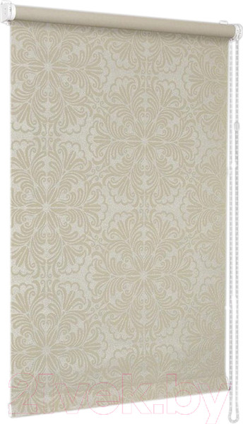 Изображение товара Рулонная штора Delfa Сантайм Металлик Принт СРШ-01 МД 7594 (73x170, светло-бежевый)