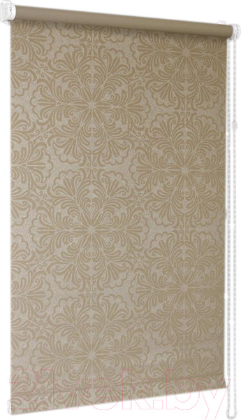 Изображение товара Рулонная штора Delfa Сантайм Металлик Принт СРШ-01 МД 7593 (73x170, темно-бежевый)