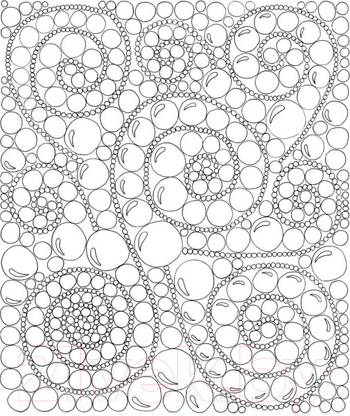 Изображение товара Раскраска-антистресс Попурри Дзен-Дудлинг. Успокаивающие завитки