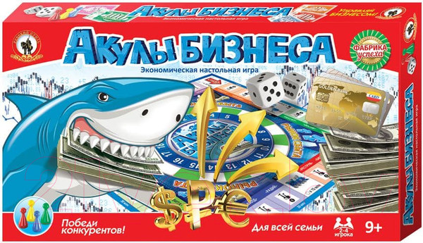 Изображение товара Настольная игра Русский стиль Акулы бизнеса / 03516