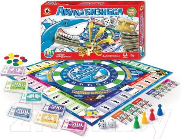 Изображение товара Настольная игра Русский стиль Акулы бизнеса / 03516