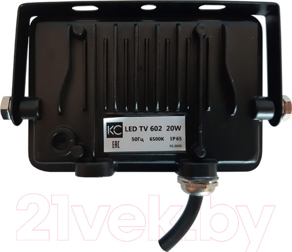 Изображение товара Прожектор КС LED TV-602-20W-6500K-IP65