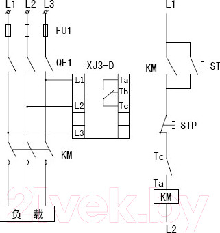 Изображение товара Реле контроля фаз Chint XJ3-D AC380V / 284003