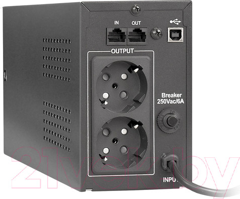 Изображение товара ИБП ExeGate Power Back BNB-650 USB (EP285555RUS)