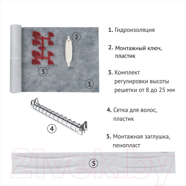 Изображение товара Трап для душа Berges Super Slim / 090177