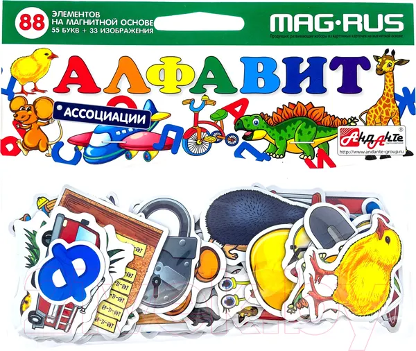 Изображение товара Развивающая игра Анданте Алфавит Ассоциации / AN-NF1025