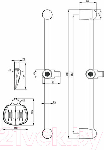 Изображение товара Душевая стойка Deante Neo Fresh NOF 051D