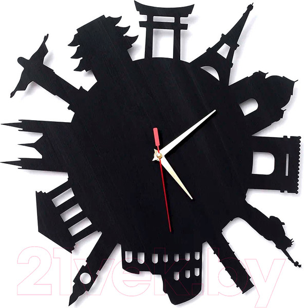 Изображение товара Часы каркасные Woodary 2042 (40см)