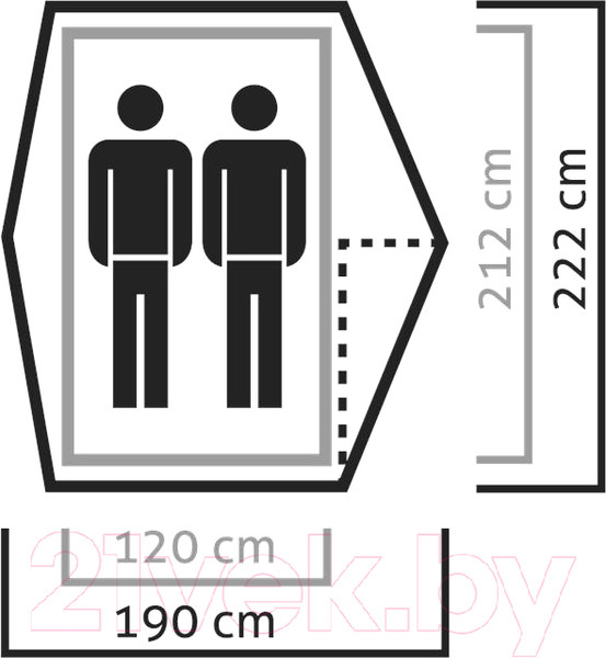 Изображение товара Палатка Salewa Micra II / 5715-5311