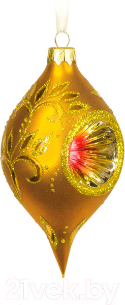 Изображение товара Елочная игрушка Грай Прожектор-сосулька золото Ф-108