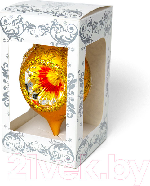 Изображение товара Елочная игрушка Грай Прожектор-сосулька золото Ф-108