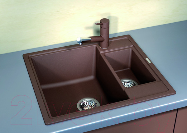 Изображение товара Мойка кухонная Florentina Липси 580К (коричневый)