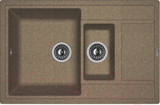 Изображение товара Мойка кухонная Florentina Липси 780К (коричневый)